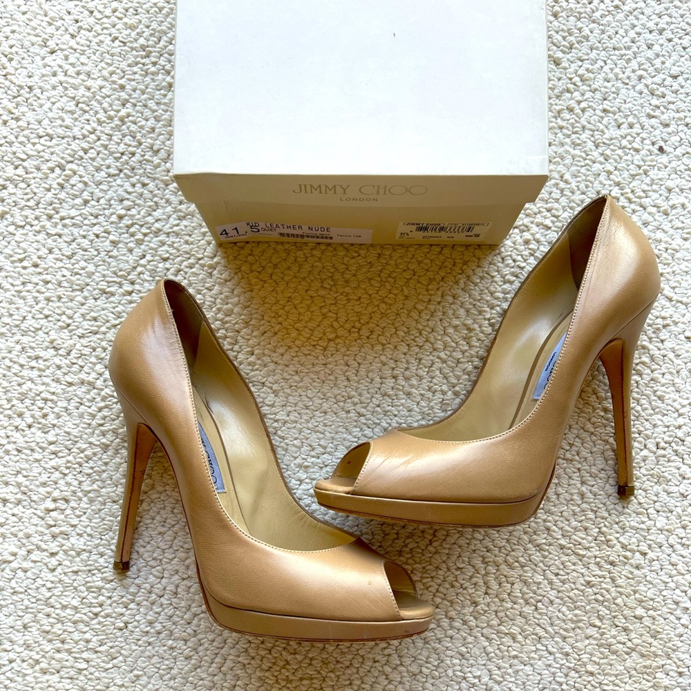 Jimmy Choo Peep Toe Heels